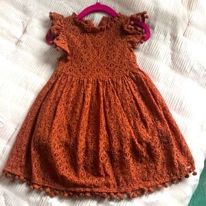 Adorable rust colored toddler dress